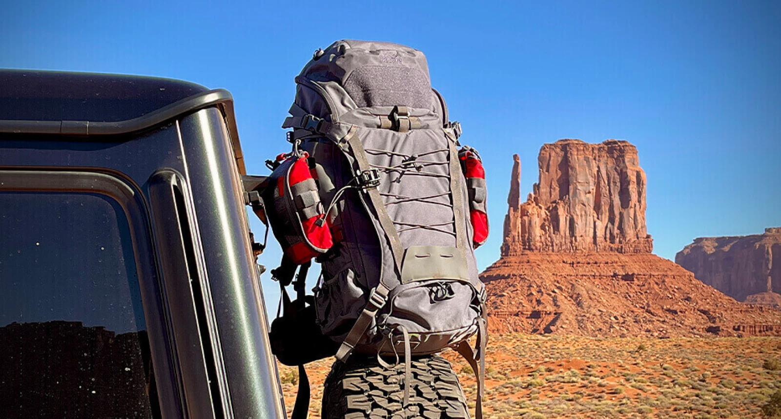 Backpack in dessert