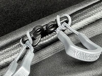 Reversed YKK® AquaGuard Zipper w/ Spartan® Zipper Pulls