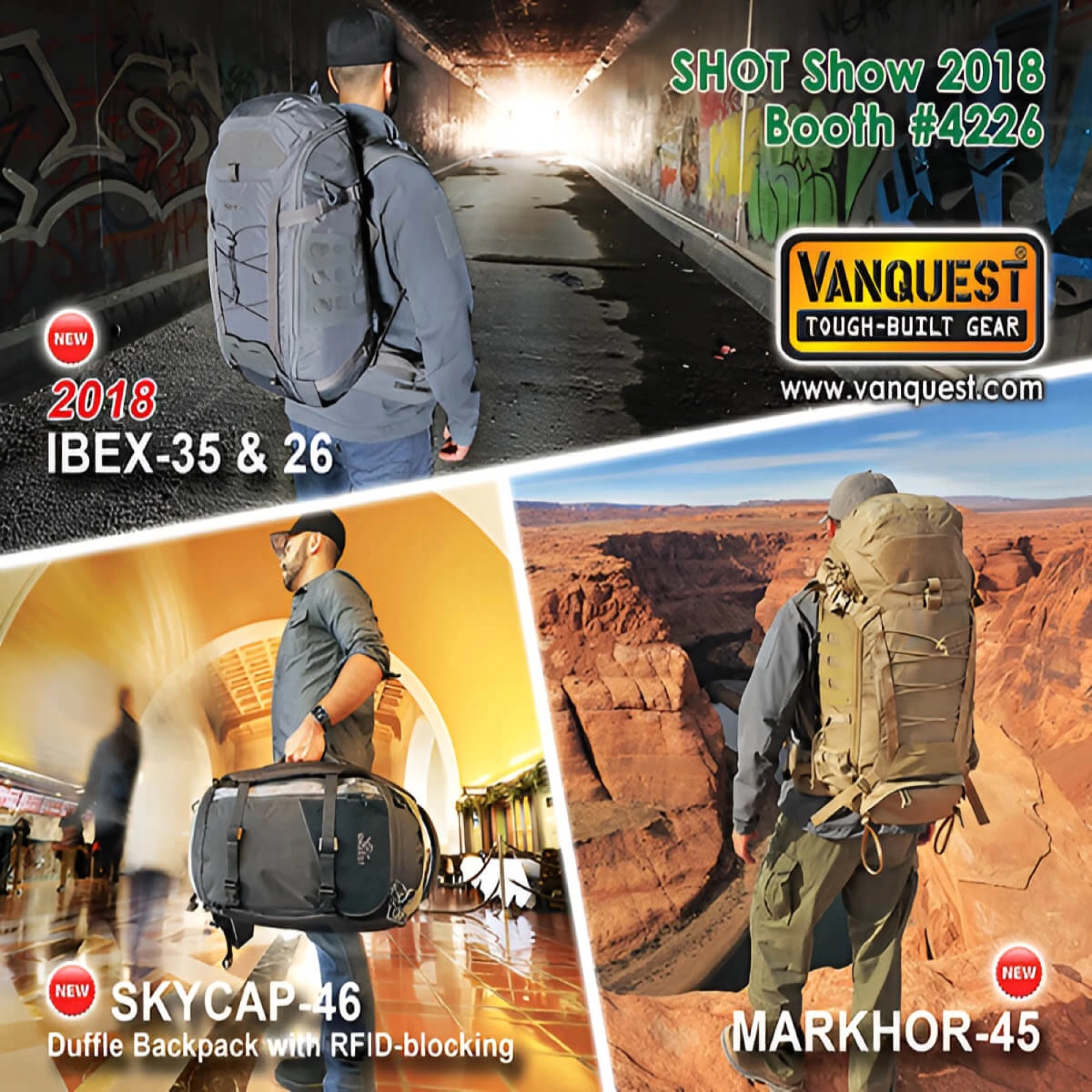 Background image for VANQUEST Debuts New Gear @ 2018 SHOT Show