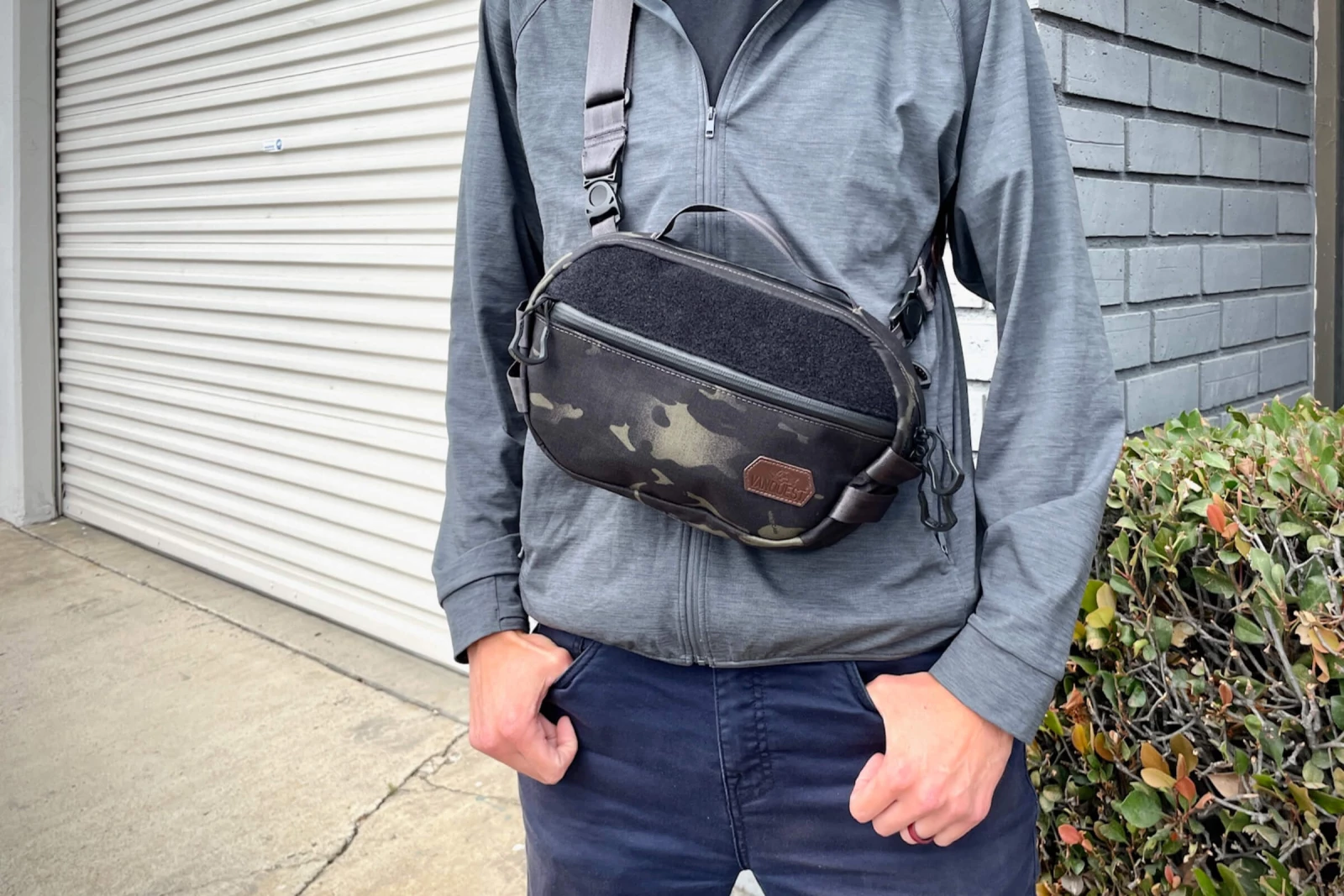 Cross-body sling bags for secure and compact carry.