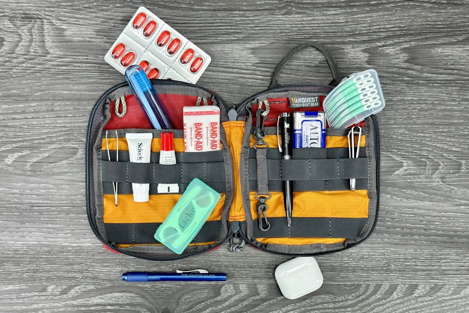 Tech & General-purpose pouches deliver helpful organization.