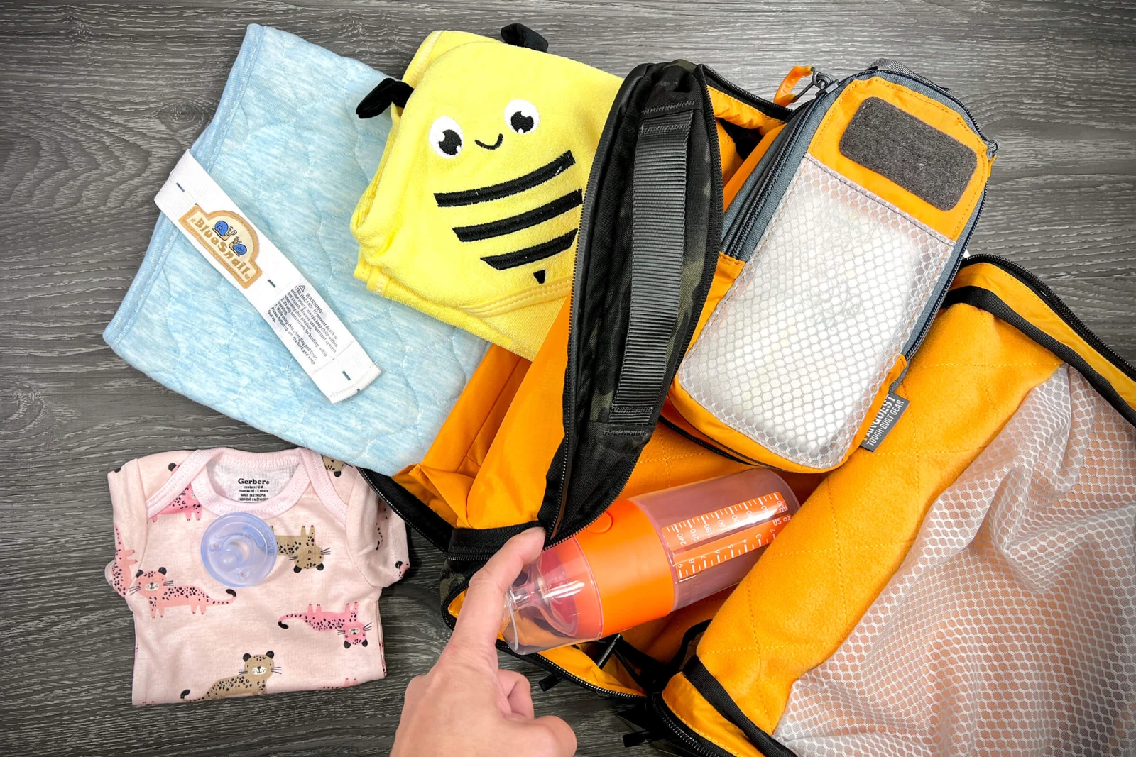 How to turn your backpack into a portable changing station