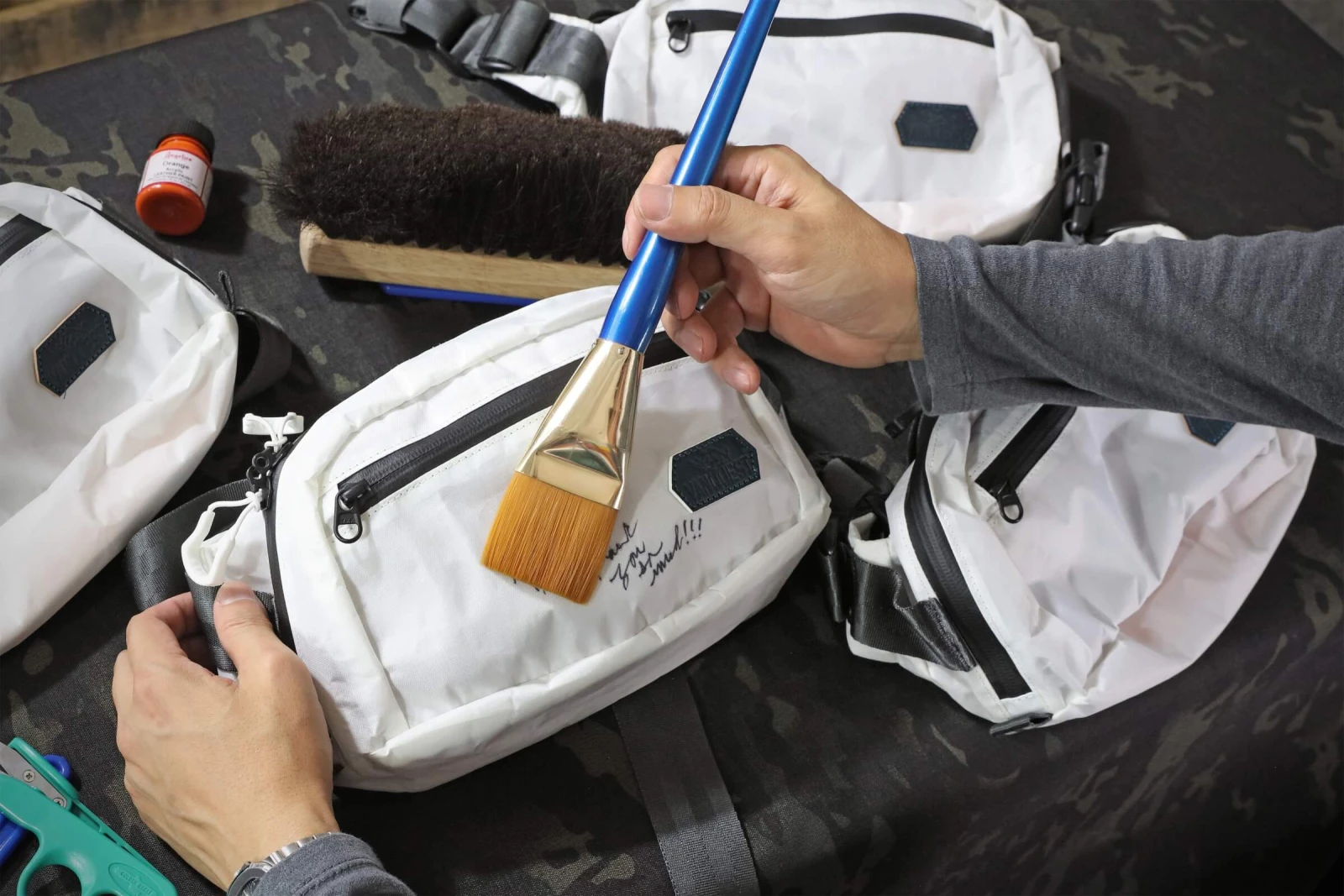 Brush off dirt and dust to protect fabrics and parts.